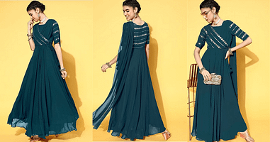 Durga puja shop latest dress